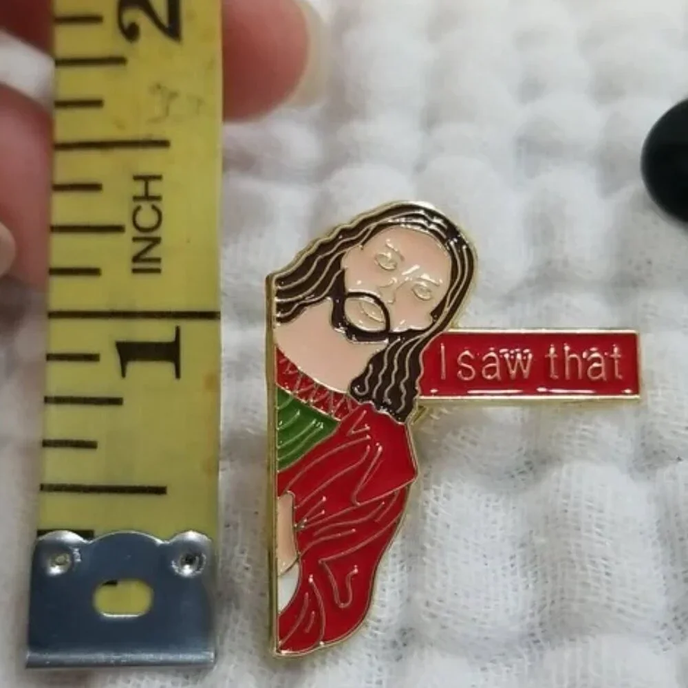 3 for $15/ 5 for $20 Pin- I Saw That Jesus